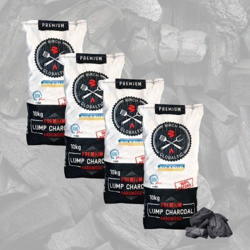 Birch lumpwood charcoal restauant fuel