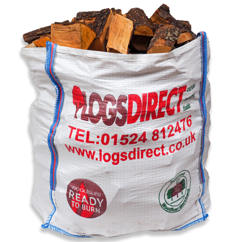 Kiln Dried Dumpy Bag Hardwood Logs - Alder