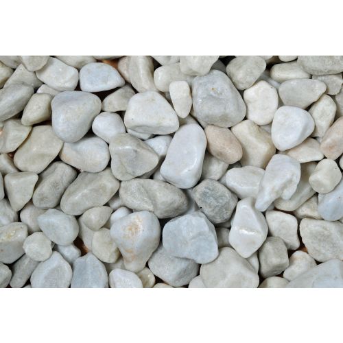 White Marble Pebbles 20-40mm - 800kg Bulk Bag