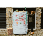 Super mammoth XXXL bag - kiln dried hardwood logs+ FREE Chopping Block worth £26.50