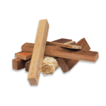 Handful of kinding with eco wood wool firelighter