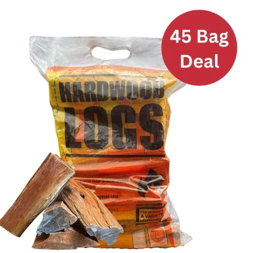 Hardwood logs bulk delivery