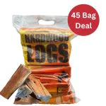 Hardwood logs bulk delivery